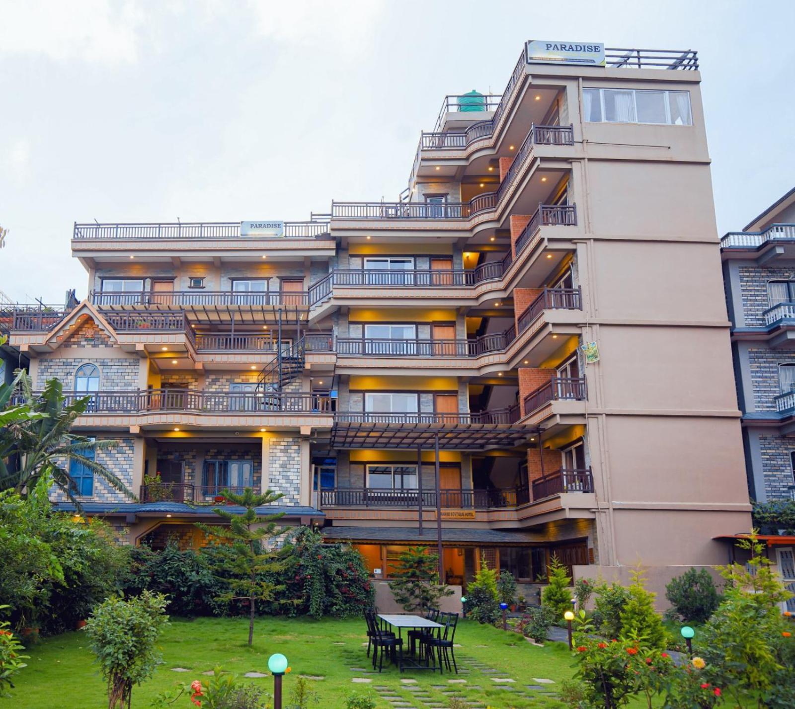 Paradise Boutique Hotel Pokhara Extérieur photo